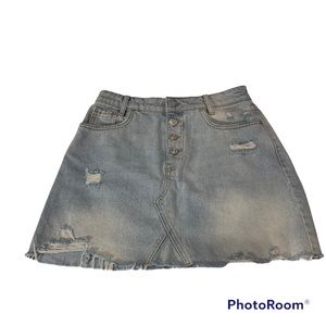 BDG Urban Outfitters light-wash jean skirt